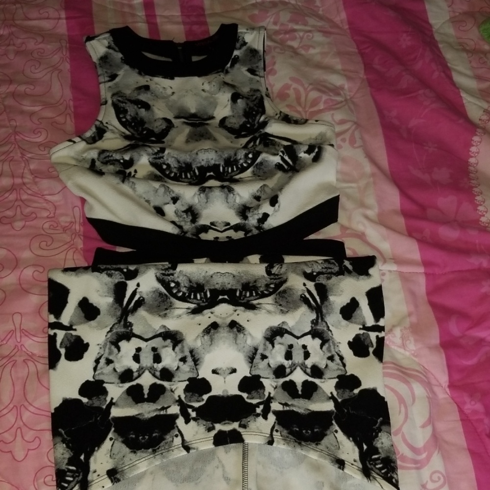 Cold shoulder dress